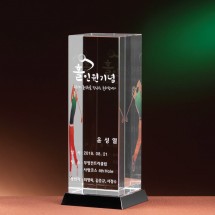 사각 크리스탈 트로피
