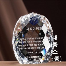 파인애플 커트 크리스탈 통상패