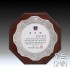 [1264] 송학 십장생 문양 주석 우드 상패 - 팔각(대)